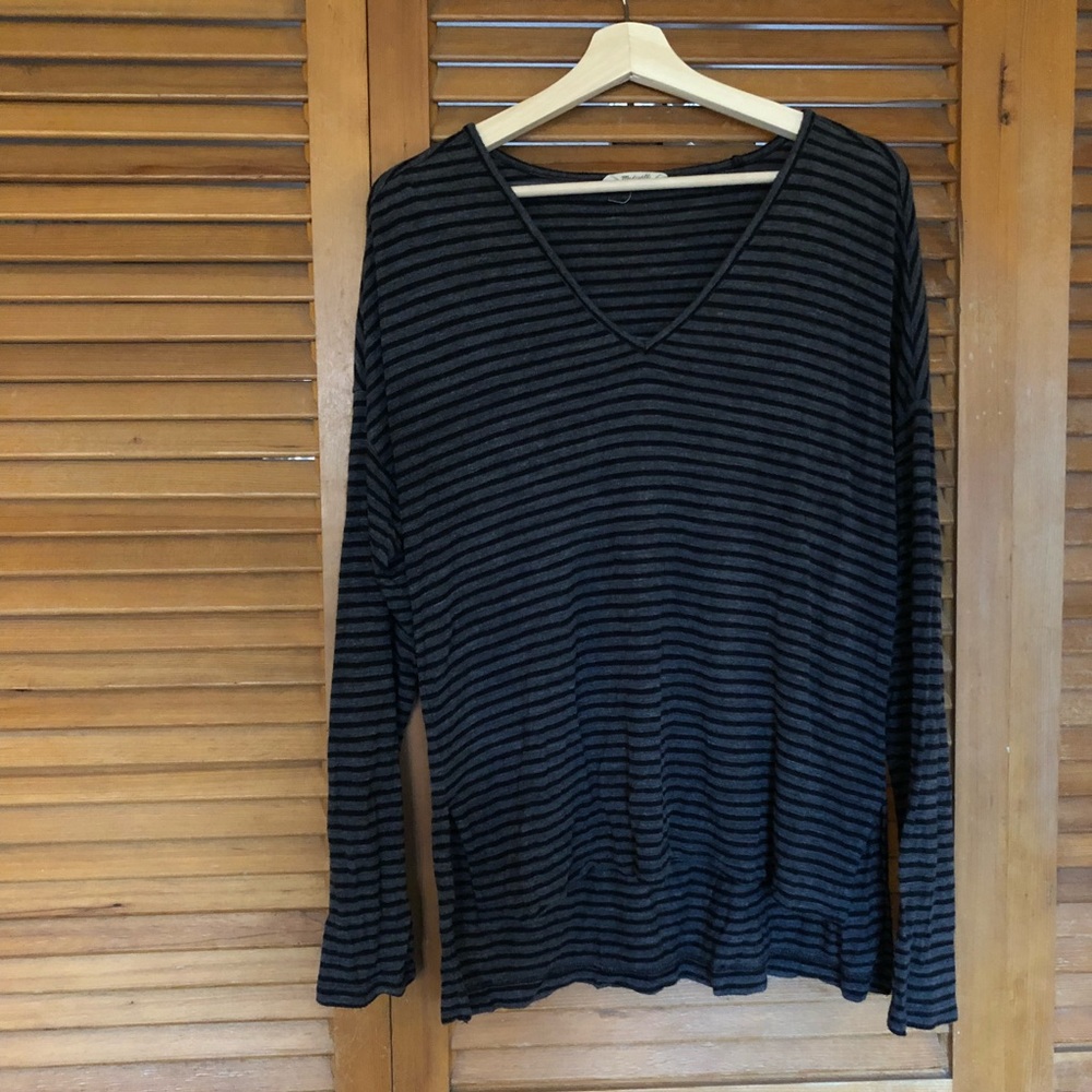 Madewell striped long sleeved tee EUC
